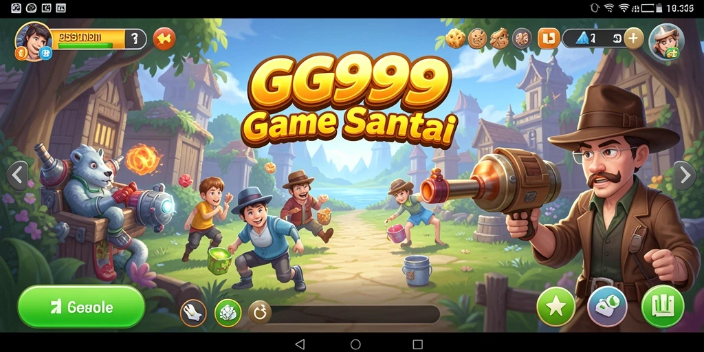 Gameplay GG999 yang menarik dan penuh warna.