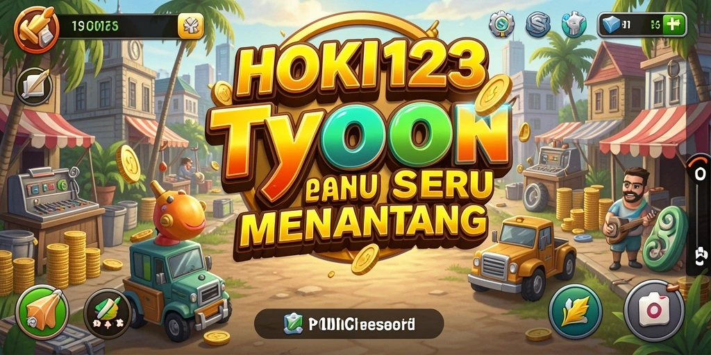 Gameplay HOKI123 menampilkan manajemen bisnis yang seru.