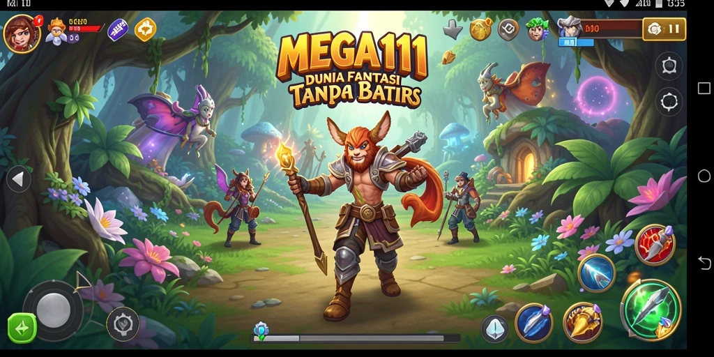 Tampilan gameplay seru dan interaktif di MEGA111.