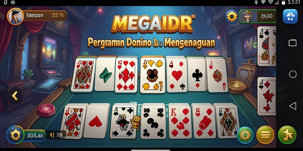 Tampilan gameplay MEGAIDR yang seru dan interaktif.