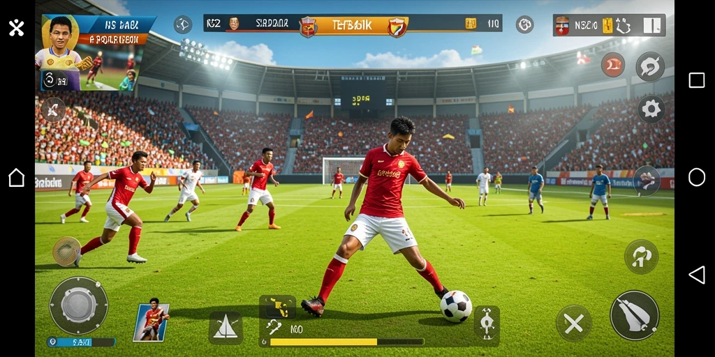 Tampilan gameplay N32 yang seru dan mendebarkan.