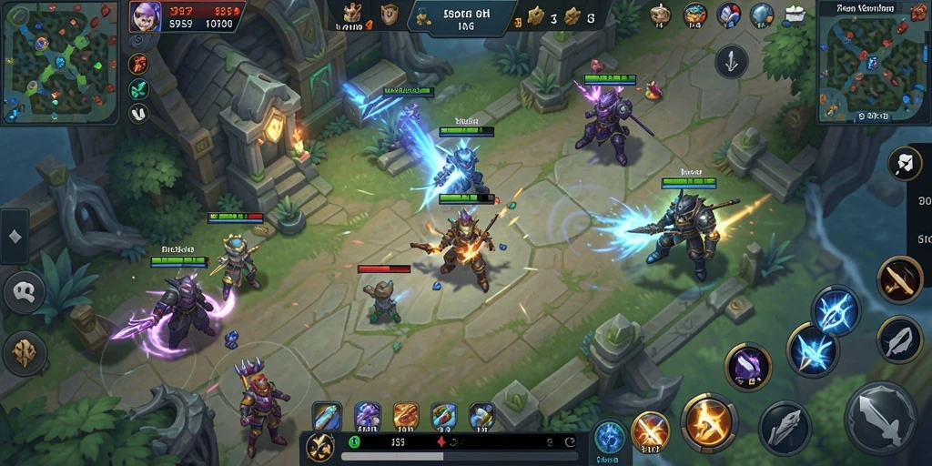 Tampilan gameplay menarik dalam S9S9 menunjukkan strategi mendalam.