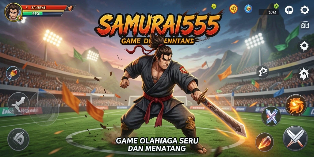 Tampilan gameplay seru di SAMURAI555 dengan grafis menarik.