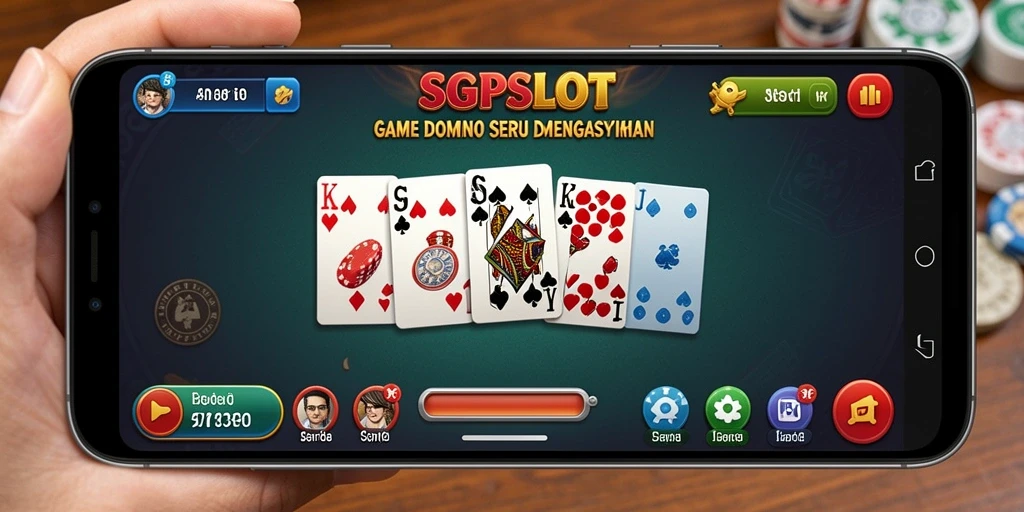 Tampilan gameplay Domino yang menarik dalam SGPSLOT.