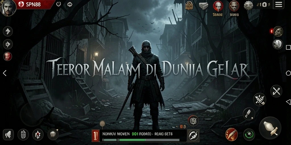 Gameplay menyeramkan dengan suasana kelam dan menegangkan.